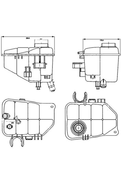MAHLE Vas De Expansiune Racire Mercedes-Benz C-Class/Clk