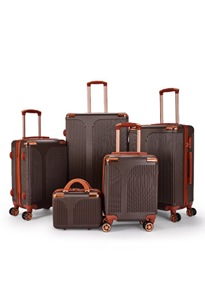 LİMRA 5-piece hard-sided luggage set with wheels, 28-24-20-16-12 inches in size
