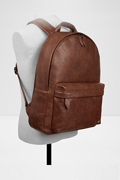 Aldo Mathao - Men's Brown Two-Compartment Backpack