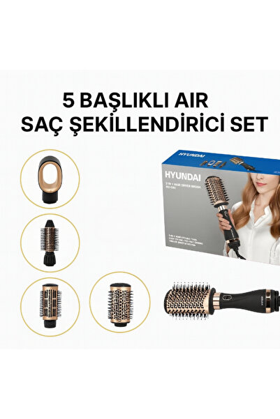 YerliÇöpPoşeti مجموعة تصفيف الشعر الهوائية ذات 5 رؤوس