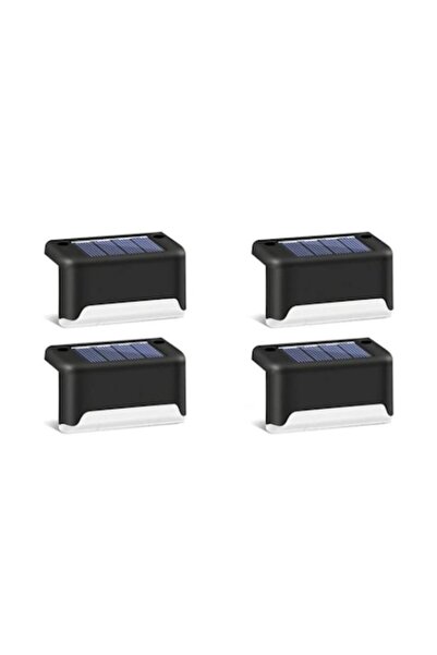 Trendily Σετ 4 ηλιακών λαμπτήρων με αισθητήρα φωτός για φράχτη, σκάλες ή κάγκελα