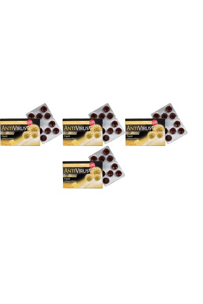 CISTUS Antivirüs Ballı Limonlu Pastil 10'lu 4 Adet