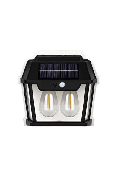 stuffix Lampă solară de perete cu 2 LED-uri pentru exterior, cu senzor de miș...