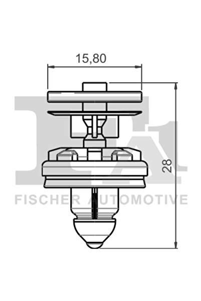 FA1 Clips Acoperire Decorativa Si Protectie Ford C-Max/Focus 2
