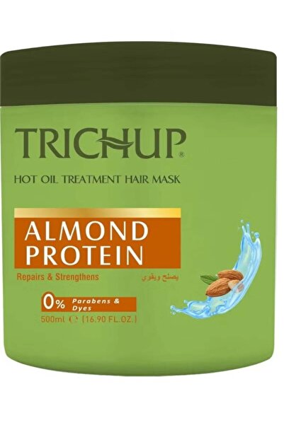Trichup قناع الشعر بالزيت الساخن وبروتين اللوز 500 مل