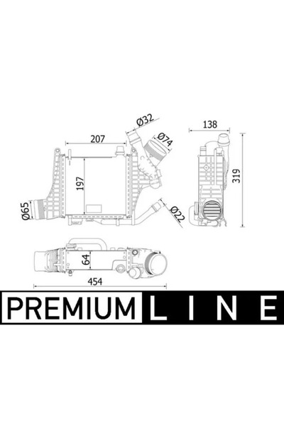 MAHLE Compresor intercooler Mercedes-Benz C-Class/Cls/E-Class Mercedes-Benz (...