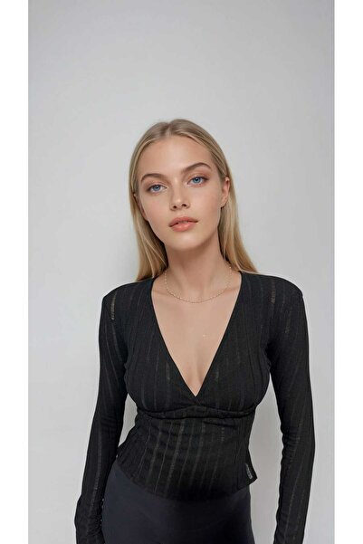 Cherry Lane Μπλούζα Luna με λαιμόκοψη σε σχήμα V