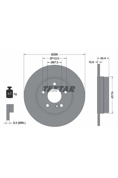 Krieger Disc Frana Mercedes-Benz C-Class/Clk/E-Class