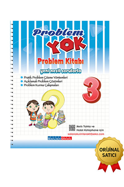 SO SALANOKUL SALAN OKUL RESMİ VE ORİJİNAL SATICI 3.SINIF PROBLEM KİTABI