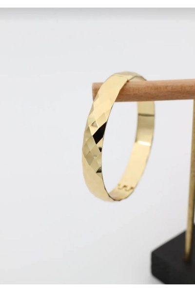 XUPING JEWELRY 14K GOLD RENK KARELİ DESEN KADIN KELEPÇE BİLEKLİK 57MM