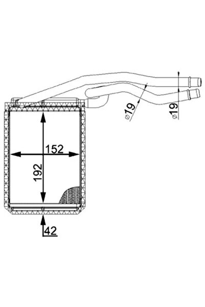 MAHLE Schimbator Caldura Incalzire Habitaclu Ford Fiesta 5/Focus 1/Fusion Maz...