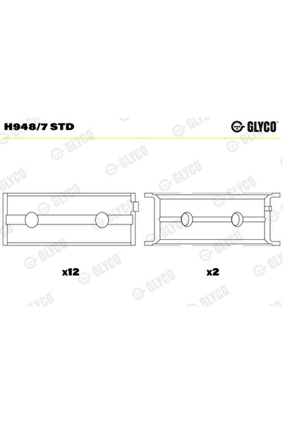 GLYCO Cuzineti Arbore Cotit Bmw 3/5/Z1 Roadster