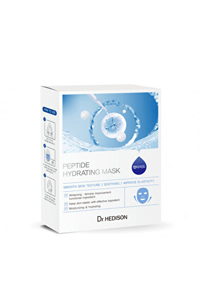Dr. HEDISON Set, Dr. Hedison, Peptide, Hydrate, Sheet Mask, For Face, 10 pcs, 2 ml
