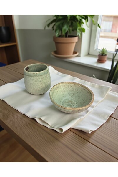 HAZEYA SERAMİK Espresso Stoneware Fincan Takımı Handmade