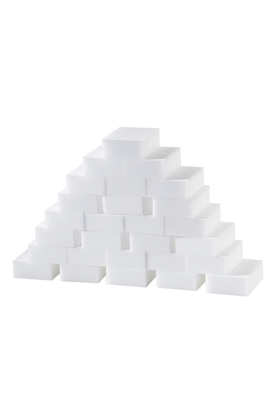Aptel Set of 10 magic sponges, melamine, white, 10x6x2 cm