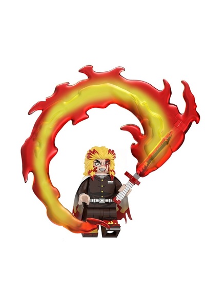 myminitoys مجسم صغير لشخصية كيوجورو رينغوكو من سلسلة قاتل الشياطين: قلعة اللا...