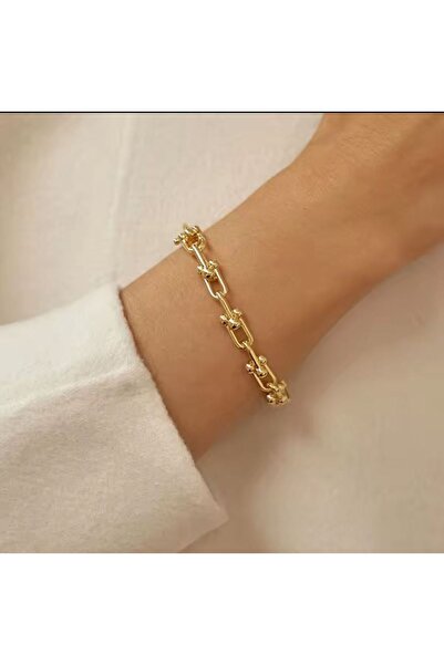 Vitastyle Steel U-Barded 316 L Steel Tiff Bracelet 16+6 cm