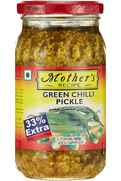 Mother’s Recipe مخلل الفلفل الحار 33% إضافي 300 جرام × 12