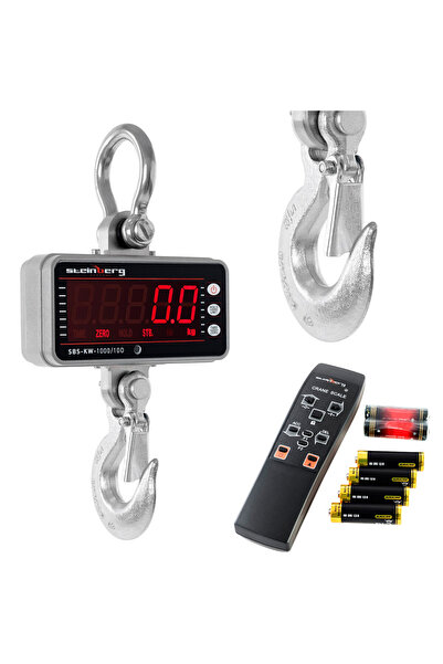 Other Cântar cu cârlig suspendat cu telecomandă până la 1000 kg / 0,5 kg LED