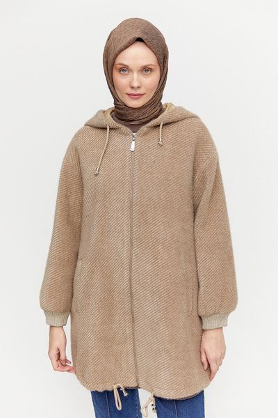 Setrms Kapüşonlu Kısa Kaban