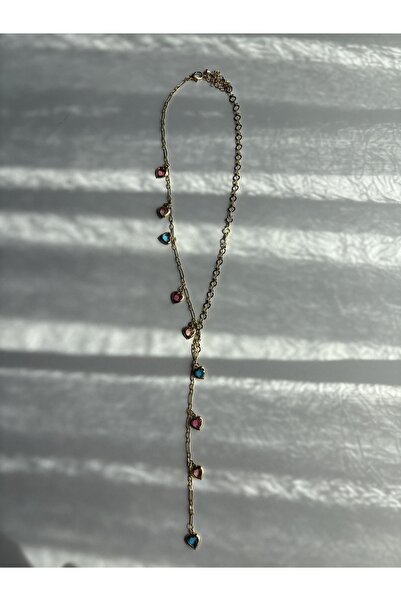 BERFACCESSORIES Heart Y Necklace
