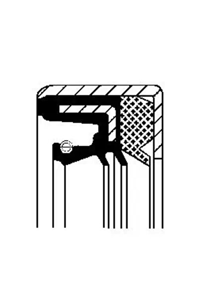 CORTECO Simering Butuc Roata Punte Fata Mercedes-Benz C-Class/E-Class/Slk