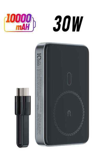 Acefast بنك طاقة شحن لاسلكي سريع مغناطيسي M10 PD30W 10000mAh
