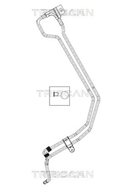 TRISCAN Furtun Hidraulic Sistem De Directie De La Caseta De Directive Catre V...