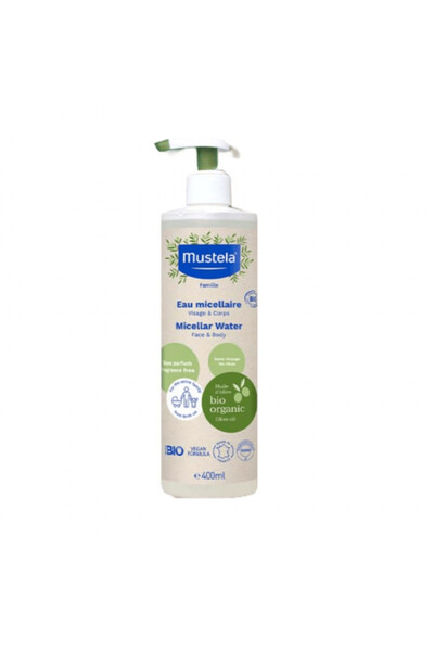 Mustela apă micelară pentru față și corp, 400 ml