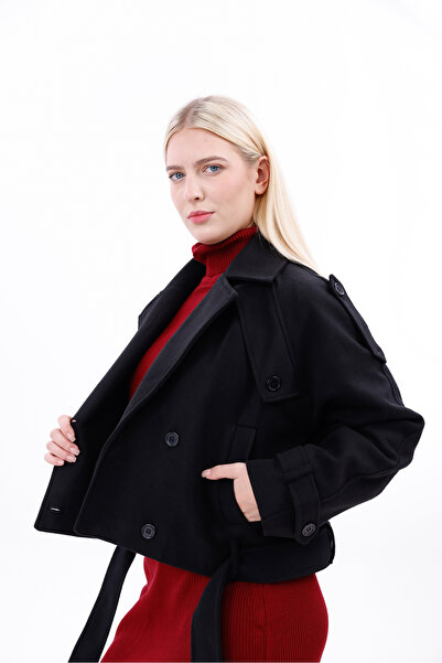 CEE سترة كاشي كبيرة الحجم بحزام