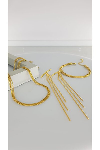 SONES Zincir Günlük Şık Çelik Takı Seti