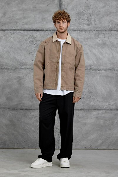 NOMARC Καφέ τζιν μπουφάν Mmx