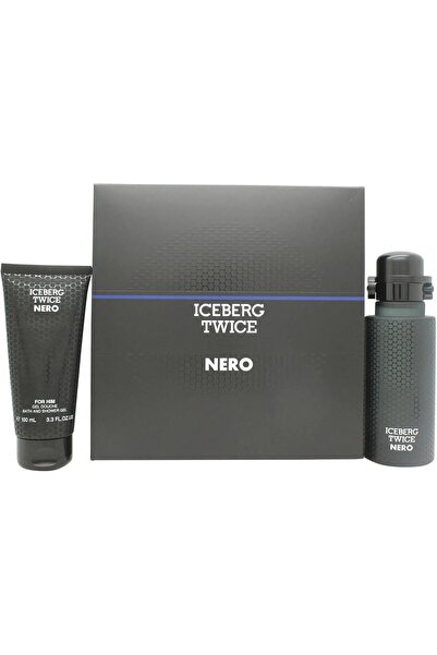 Iceberg Twice Nero Gift Set: Eau de Toilette Spray 125ml and Shower Gel 100ml for Men