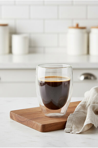 FH finehome كوب ديني ذو جدار مزدوج بدون مقبض 350 مل