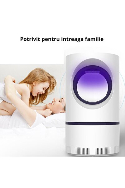 OEM Dispozitiv electric cu lampă UV pentru țânțari, alimentat prin USB, alb