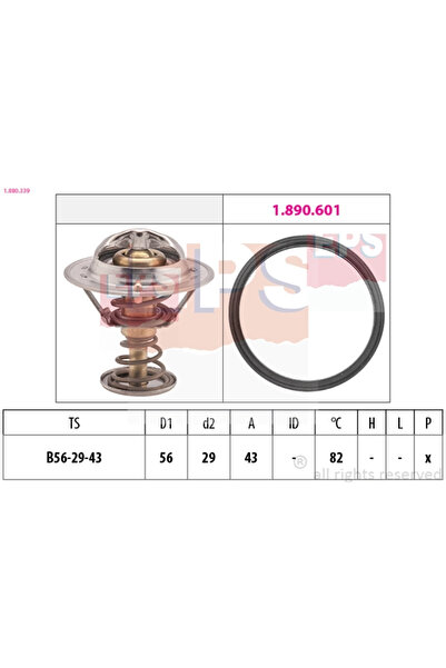 Eps Termostat Lichid Racire Mitsubishi Carisma/Pajero 2/Pajero Classic