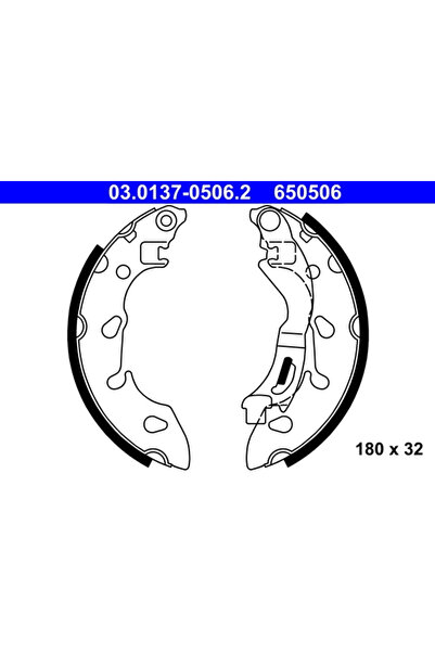 Ate Set Saboti Frana Fiat 500/Panda Ford Ka