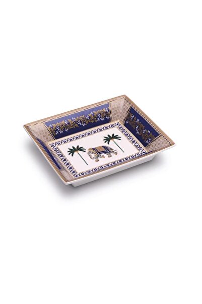 Pozzi Milano Διακοσμητικό Πιάτο Πορσελάνης Living 19,5 x 15,5 εκ.