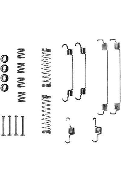 TEXTAR Set Accesorii Sabot De Frana Citroen C2/C3 1/C3 2 Citroen (Df-Psa) C2