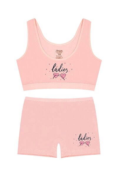 Öts Σορτς μπουστάκι για κορίτσια ελαστικό ύφασμα Salmon Ladies (96% βαμβάκι - 4% ελαστάνη)