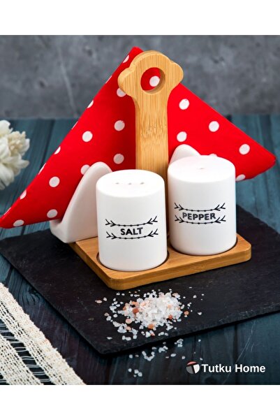 naturelove Ξύλινη Διακοσμητική Θήκη για Χαρτοπετσέτες και Αλατιέρα-Πιπεριέρα ...