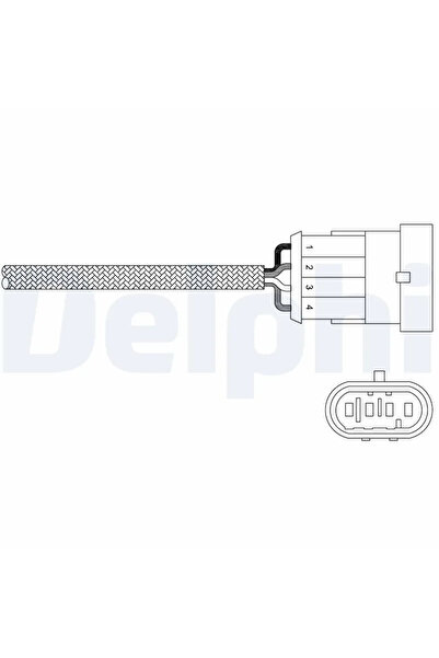 DELPHİ Ламбда сонда Alfa Romeo 147/156/166 Fiat Albea/Doblo Van/Spacious Limo...