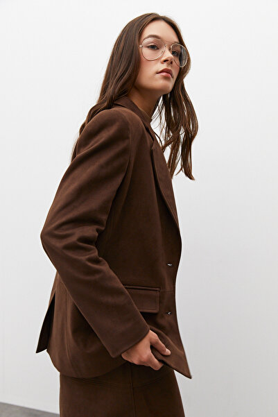 urban focus Oversize Suede Jacket