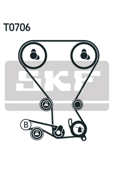 SKF Timing belt kit HYUNDAI SONATA IV (EF) 1998-2004