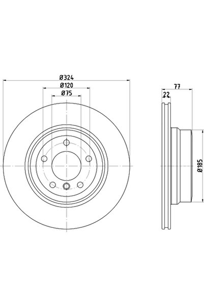 TEXTAR Disc Frana Bmw 1