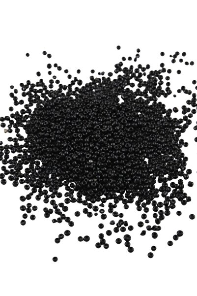 Serhat Aksesuar ve El İşçilik خرز أسود رملي 08 مقاس 3 مم (100 جرام 6000 قطعة)