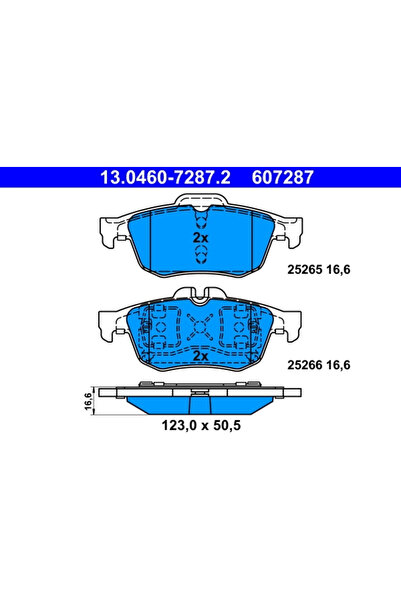 Ate Set Placute Frana Frana Disc Renault Latitude
