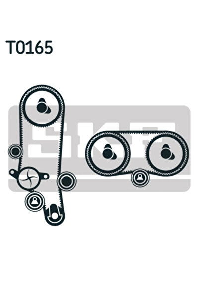 SKF Комплект ангренажен ремък Audi A2 Seat Arosa/Cordoba/Ibiza 2