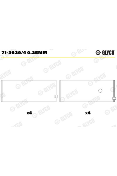 GLYCO Cuzineti Biela Opel Ascona B/Ascona C/Astra J Sports Tourer