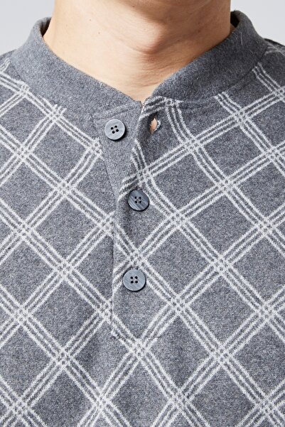 M MOONCOVER Mooncover Men's Winter Pajama Set Smoked